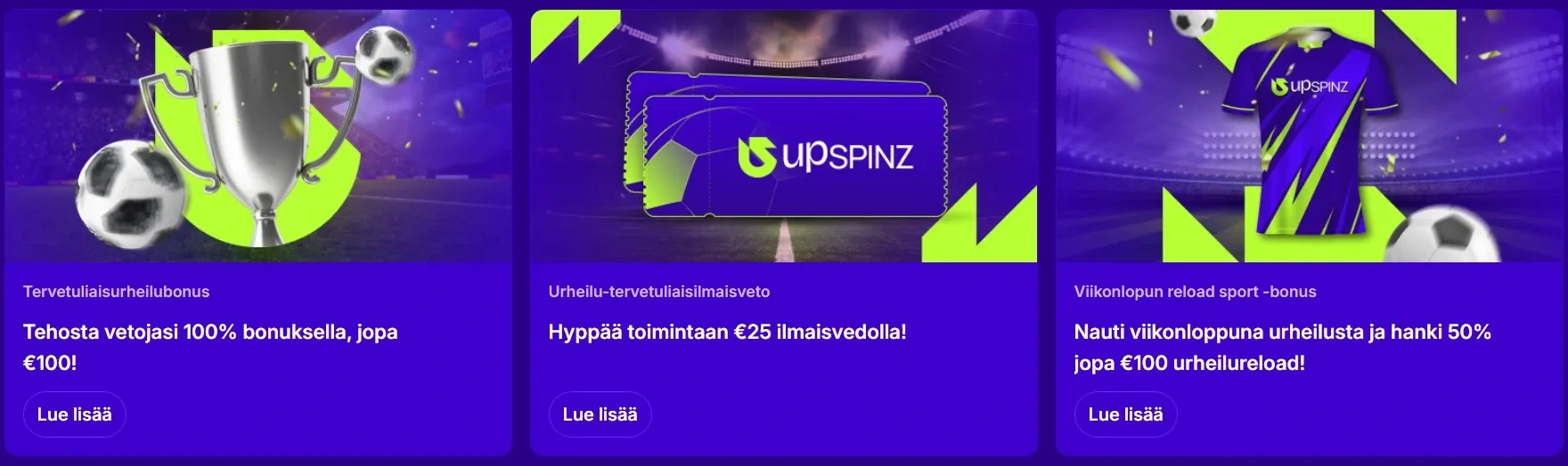 Urheiluvedonlyöjille